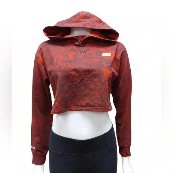 Lululemon Team Canada All Yours Cropped Hoodie  Red Multi Size 6 - Picture 1 of 10